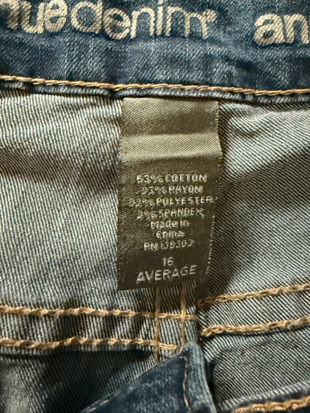 Avenue Dark Wash Ankle Jeans with Cute Trim - Picture 9 of 9